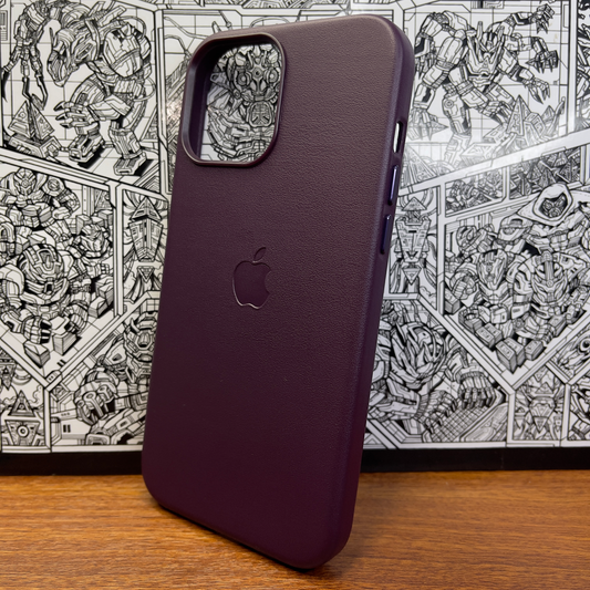 MagSafe Leather Case | iPhone 13 Pro Max | Dark Cherry 🍒