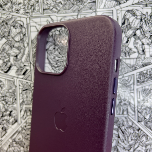 MagSafe Leather Case | iPhone 13 Pro Max | Dark Cherry 🍒