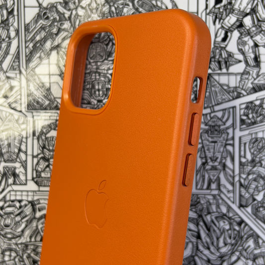 MagSafe Leather Case | iPhone 12 Normal | iPhone 12 Pro | Coral