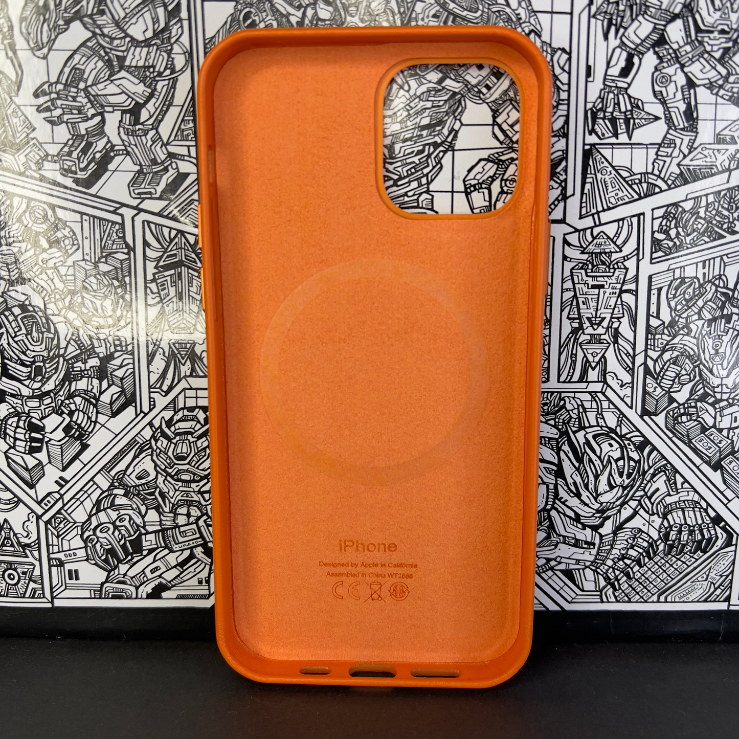 MagSafe Leather Case | iPhone 12 Normal | iPhone 12 Pro | Coral