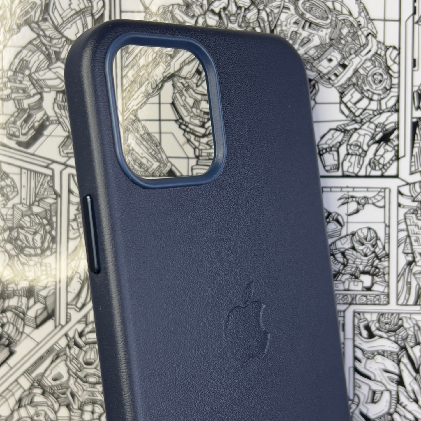 MagSafe Leather Case | iPhone 12 Normal | iPhone 12 Pro | Deep Blue