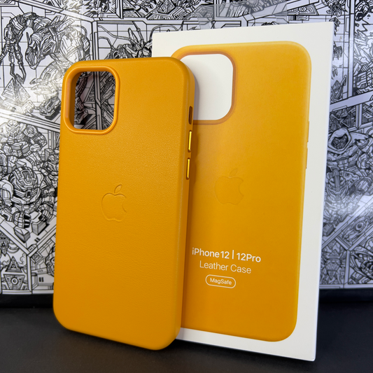 MagSafe Leather Case | iPhone 12 Normal | iPhone 12 Pro | California Poppy