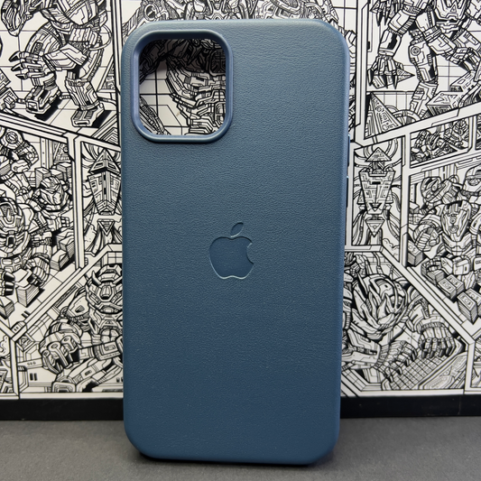 MagSafe Leather Case | iPhone 12 Normal | iPhone 12 Pro | Baltic Blue