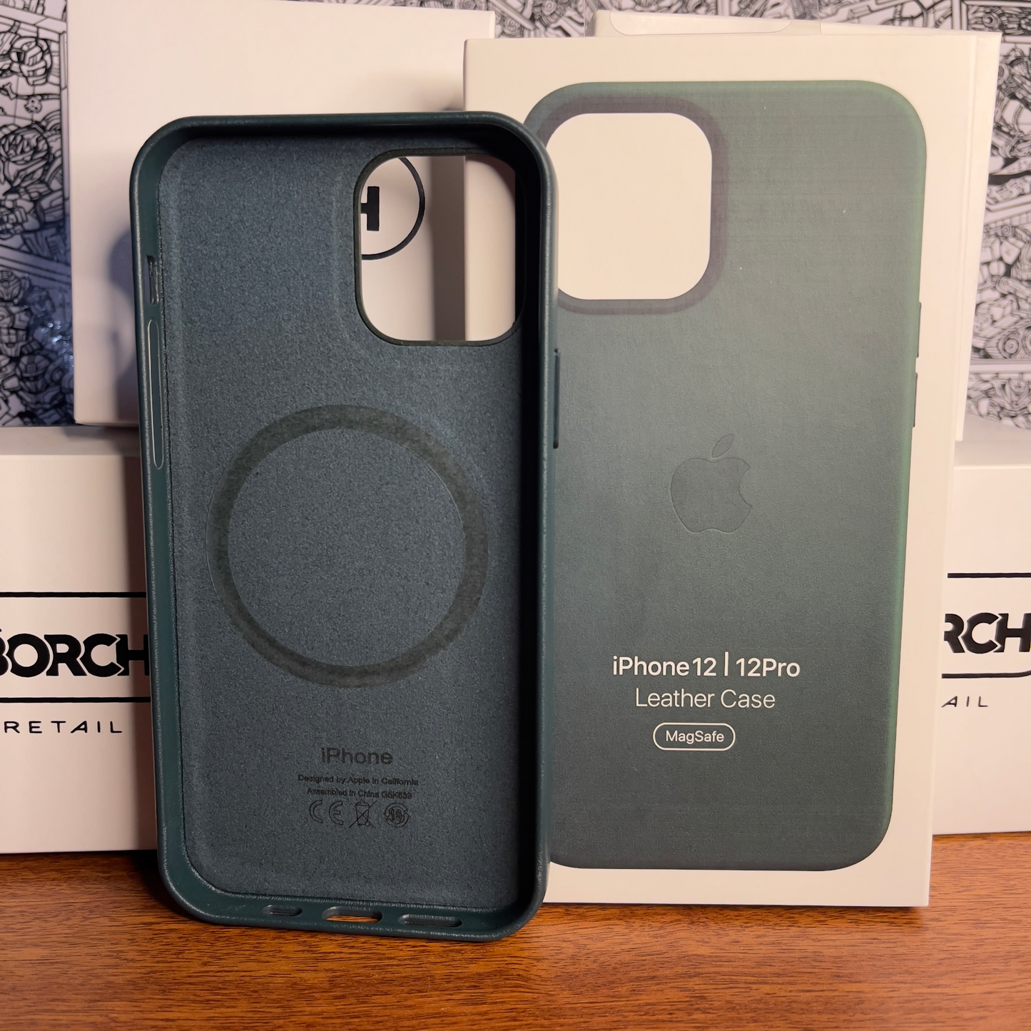 MagSafe Leather Case | iPhone 12 Normal | iPhone 12 Pro | Green